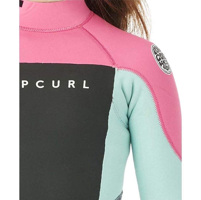 2022 Rip Curl Junior Omega 5/3mm GBS Back Zip Wetsuit 112BFS - Pink